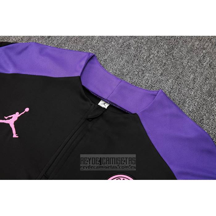 Chandal de Sudadera del Paris Saint-Germain Jordan Nino 2024-2025 Negro